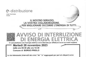 Interruzione Energia Elettrica